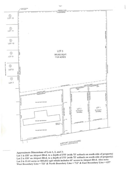 9050 Airport, Mobile, AL à vendre - Plan de site – Image 2 sur 3
