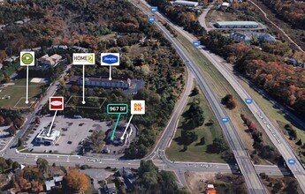 460-490 King St, Franklin, MA - VUE AÉRIENNE  vue de carte - Image1