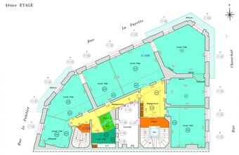 Bureau dans Paris à louer Plan d’étage– Image 2 sur 2