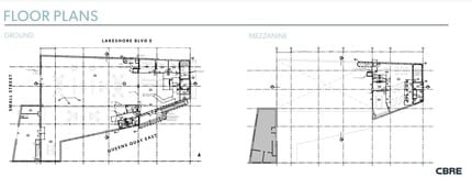 307 Lake Shore Blvd E, Toronto, ON à louer Plan d’étage– Image 1 sur 1