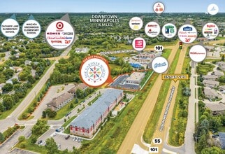 18265 45th Ave N, Plymouth, MN - VUE AÉRIENNE  vue de carte