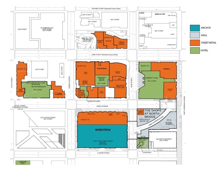 520 N Michigan Ave, Chicago, IL à louer - Plan de site – Image 3 sur 10