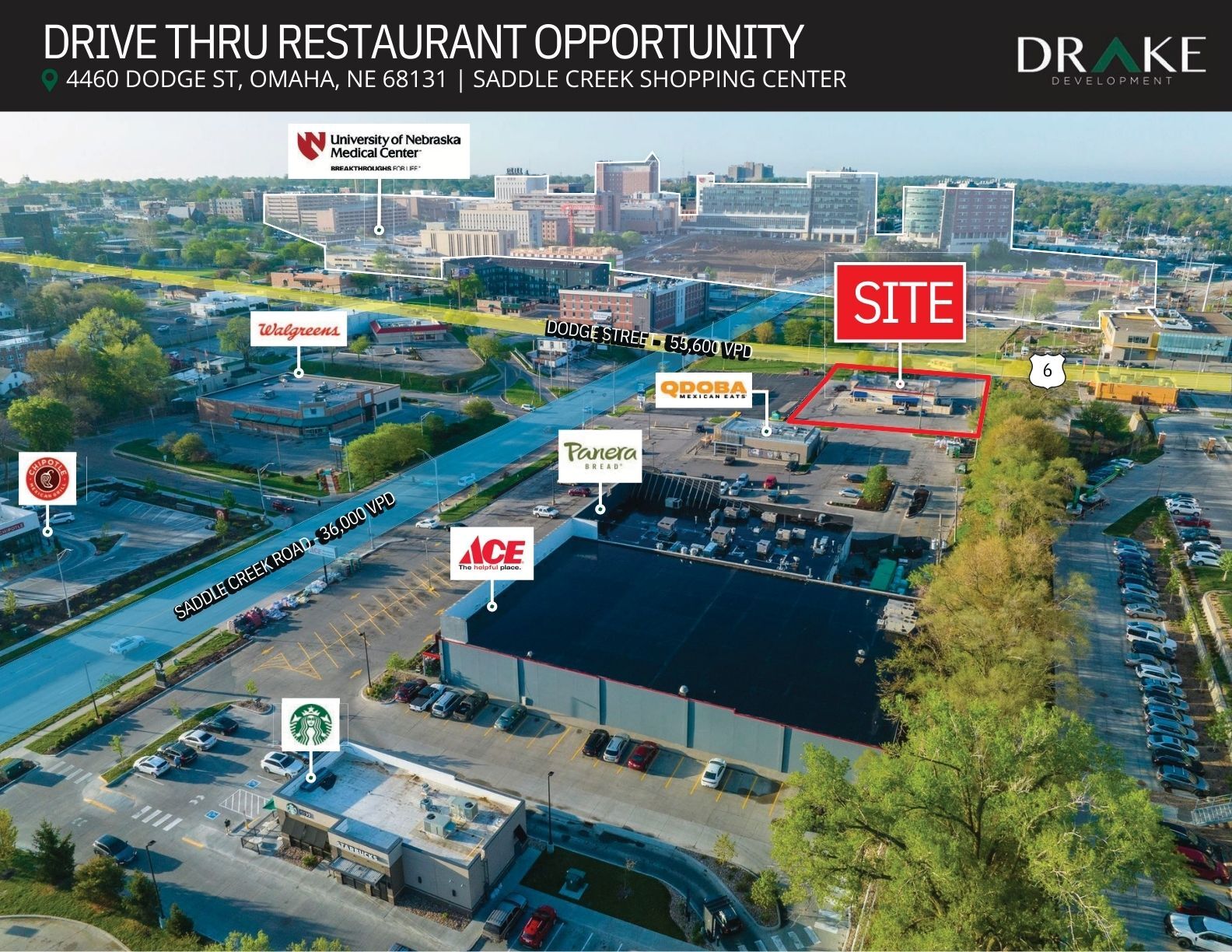 4460 Dodge St, Omaha, NE à louer Photo de l’immeuble– Image 1 sur 5