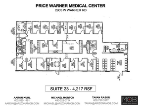 2905 W Warner Rd, Chandler, AZ à louer Plan d’étage– Image 1 sur 1