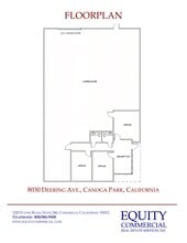 8030-8040 Deering Ave, Canoga Park, CA à louer Plan de site– Image 1 sur 2