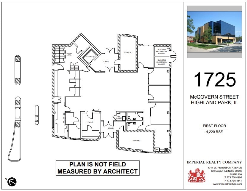 1725 N McGovern St, Highland Park, IL à louer Plan d’étage– Image 1 sur 5