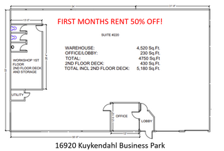 16920 Kuykendahl Rd, Houston, TX à louer Plan d’étage– Image 1 sur 1