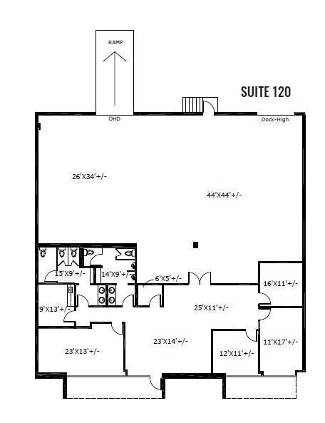 3212-3214 Belt Line Rd, Farmers Branch, TX à louer Plan d’étage– Image 1 sur 1
