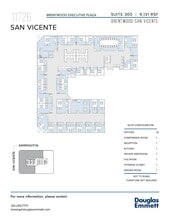 11726 San Vicente Blvd, Los Angeles, CA à louer Plan d’étage– Image 1 sur 1