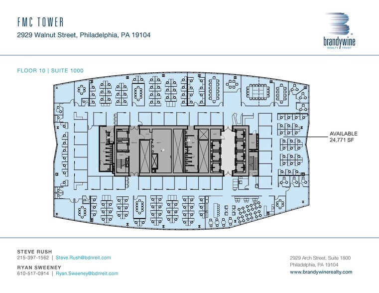 2929 Walnut St, Philadelphia, PA à louer - Plan d’étage type – Image 3 sur 19