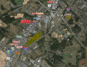 2675 S Main St, Harrisonburg, VA - Vue aérienne vue de carte