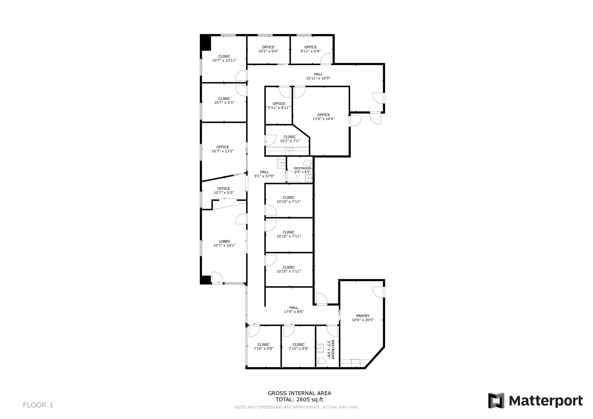 1041 E Yorba Linda Blvd, Placentia, CA à louer Plan d’étage– Image 1 sur 1