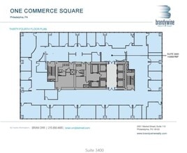 2001 Market St, Philadelphia, PA à louer Plan d’étage– Image 1 sur 1