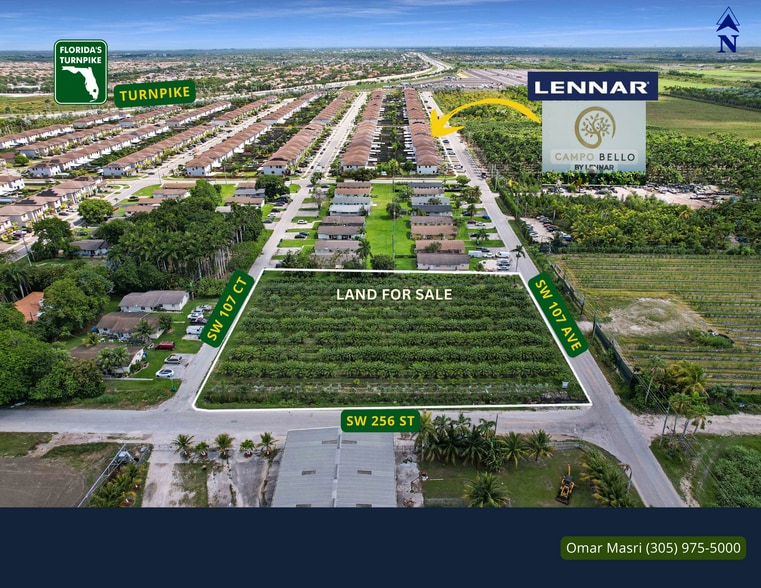 25525 SW 107th Ct, Homestead, FL à vendre - Aérien – Image 2 sur 9