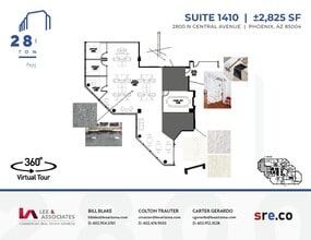 2800 N Central Ave, Phoenix, AZ à louer Plan d’étage– Image 1 sur 1