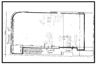 579 Yonge St, Toronto, ON à louer Plan d’étage– Image 1 sur 1