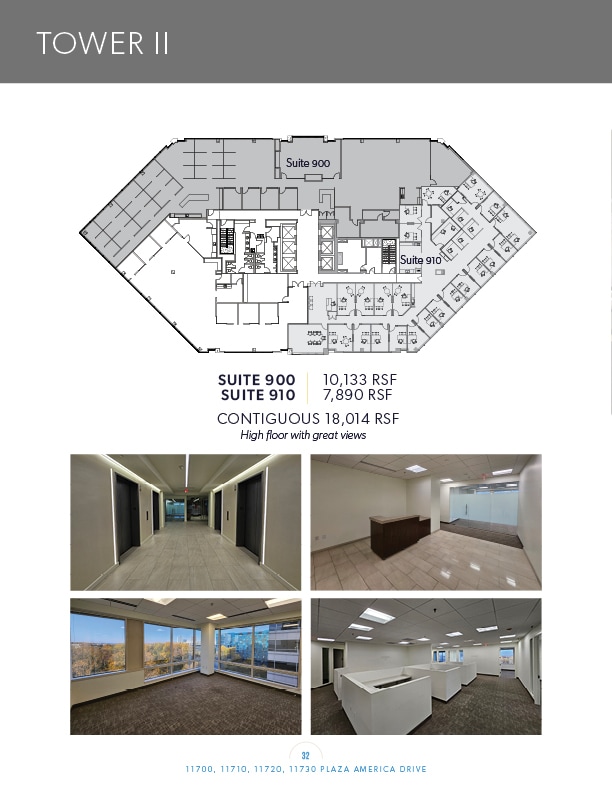 11700 Plaza America Dr, Reston, VA à louer Plan d’étage– Image 1 sur 1