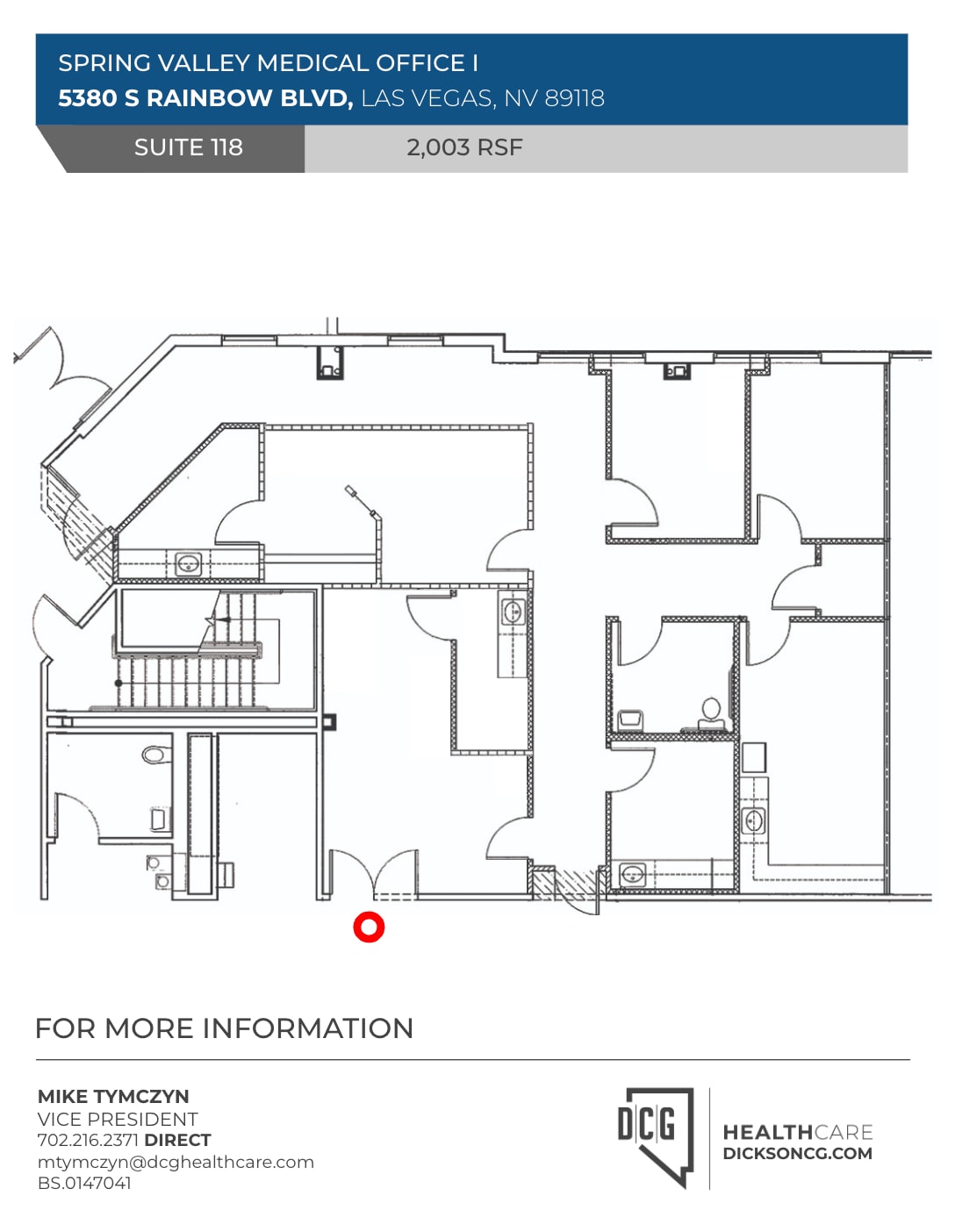 5380 S Rainbow Blvd, Las Vegas, NV à louer Plan d’étage– Image 1 sur 1