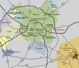 4880 NC 42 E Hwy, Selma, NC - VUE AÉRIENNE vue de carte