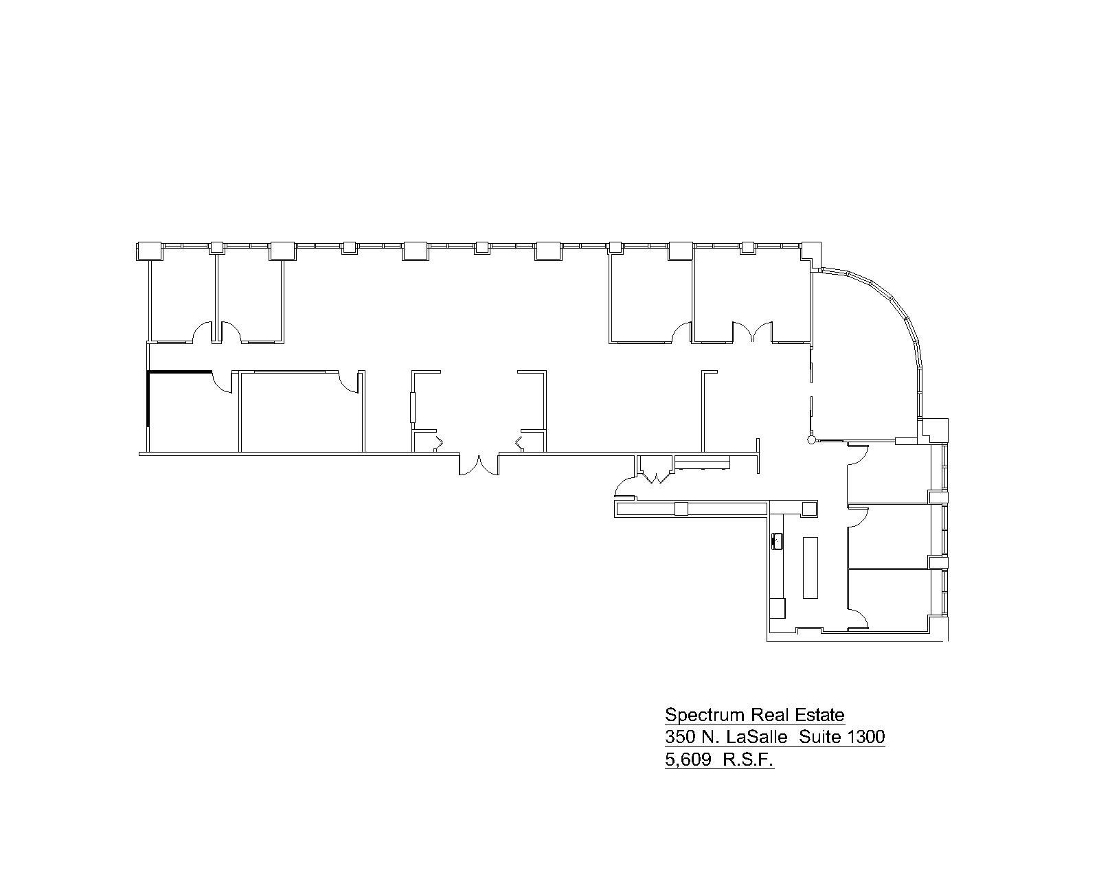 350 N LaSalle St, Chicago, IL à louer Plan d’étage– Image 1 sur 1