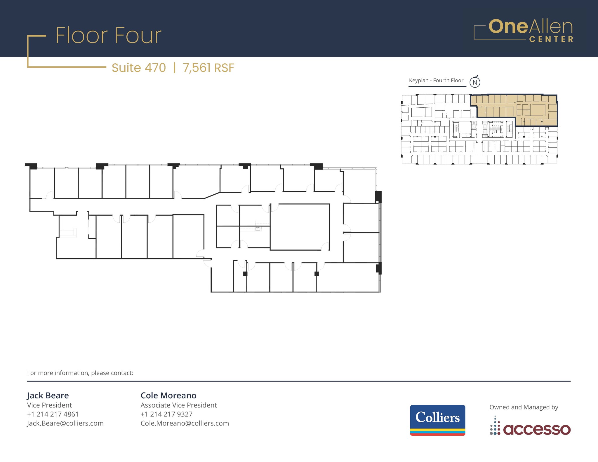 700 Central Expy S, Allen, TX à louer Plan d’étage– Image 1 sur 1