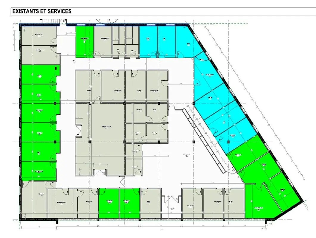 Bureau dans Créteil à vendre Plan d’étage– Image 1 sur 9