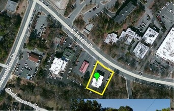 110 S Estes Dr, Chapel Hill, NC - Vue aérienne vue de carte