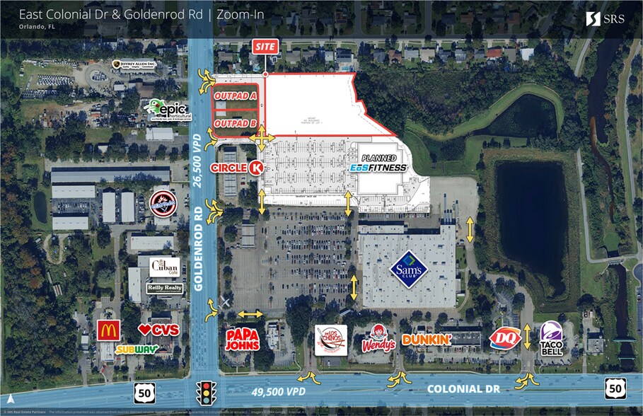 1805 N Goldenrod Rd, Orlando, FL à louer - Aérien – Image 1 sur 2