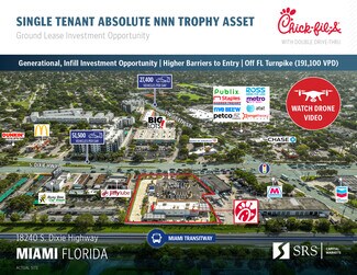Plus de détails pour 18240 S Dixie Hwy, Miami, FL - Local commercial à vendre