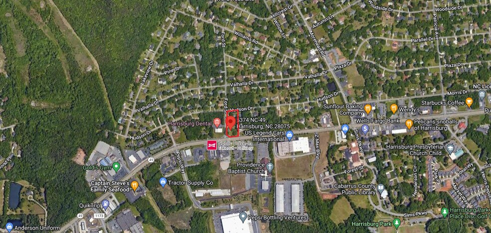 5374 NC Highway 49 S, Harrisburg, NC à vendre - Aérien – Image 2 sur 3