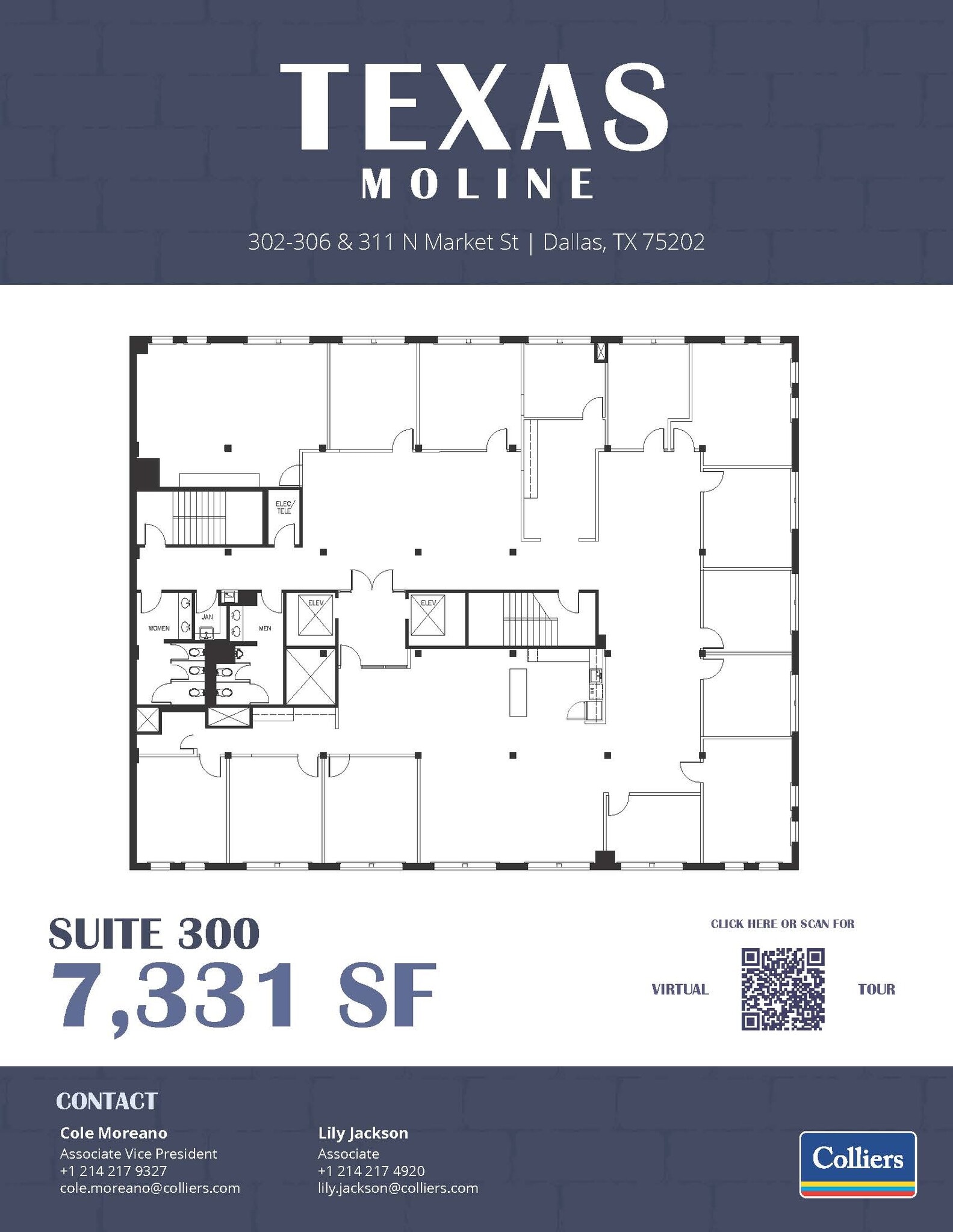 302-306 N Market St, Dallas, TX à louer Plan d’étage– Image 1 sur 1
