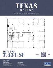 302-306 N Market St, Dallas, TX à louer Plan d’étage– Image 1 sur 1