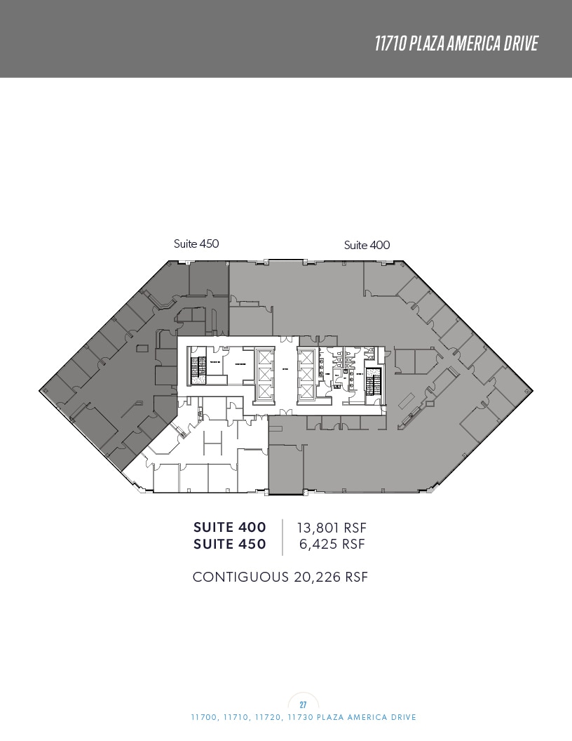 11700 Plaza America Dr, Reston, VA à louer Plan d’étage– Image 1 sur 1