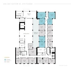 445-447 Sutter St, San Francisco, CA à louer Plan d’étage– Image 1 sur 1