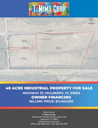 Plus de détails pour 0 Highway 37, Mulberry, FL - Terrain à vendre