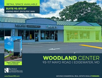 Plus de détails pour 93-117 Mayo Rd, Edgewater, MD - Local commercial à louer
