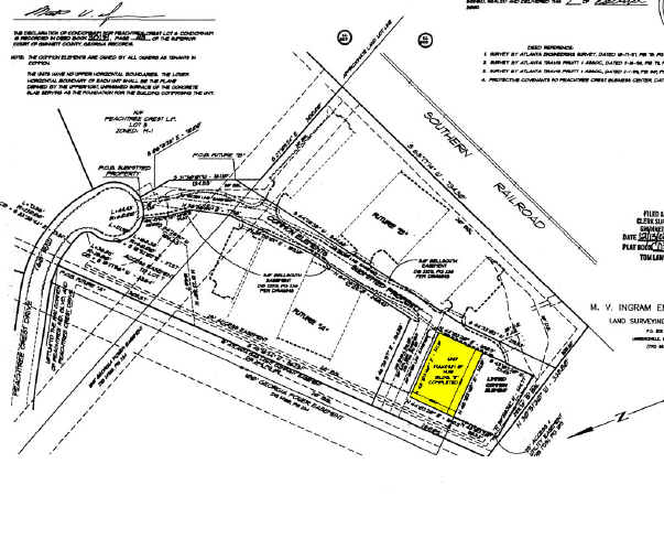 1810 Peachtree Industrial Blvd, Duluth, GA à louer - Plan cadastral – Image 3 sur 5