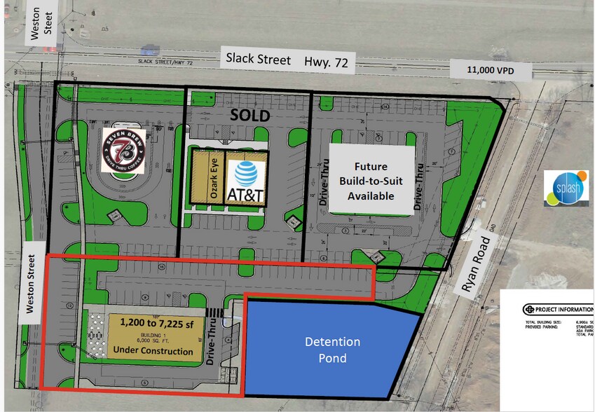 Slack Street & Weston Road, Pea Ridge, AR à louer - Plan de site – Image 3 sur 6
