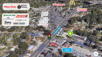 3909 Blanding Blvd, Jacksonville, FL - VUE AÉRIENNE  vue de carte - Image1