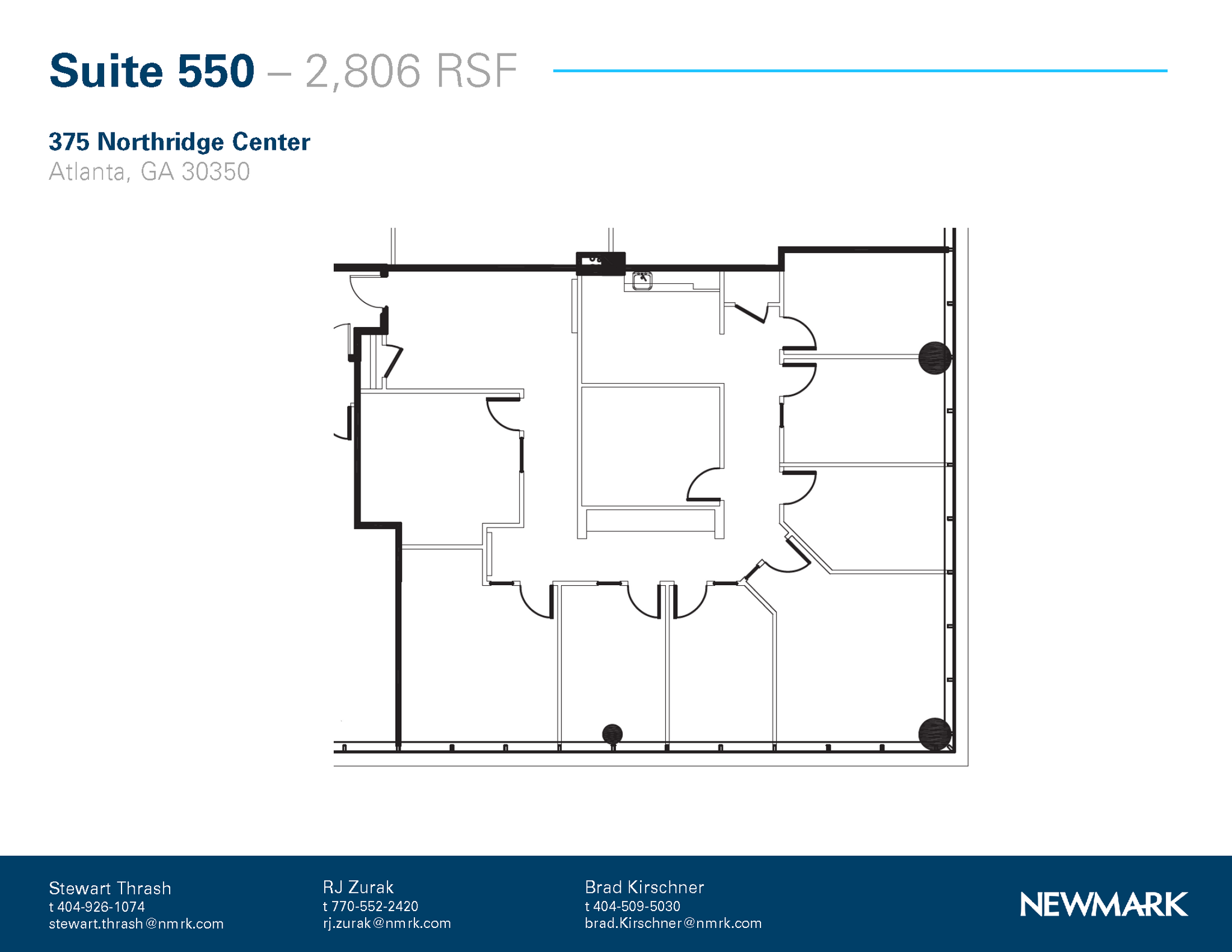 375 Northridge Rd, Atlanta, GA à louer Plan d’étage– Image 1 sur 1