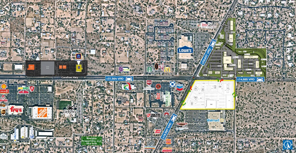 SE Carefree Hwy & Cave Creek Rd, Cave Creek, AZ à louer Photo principale– Image 1 sur 2