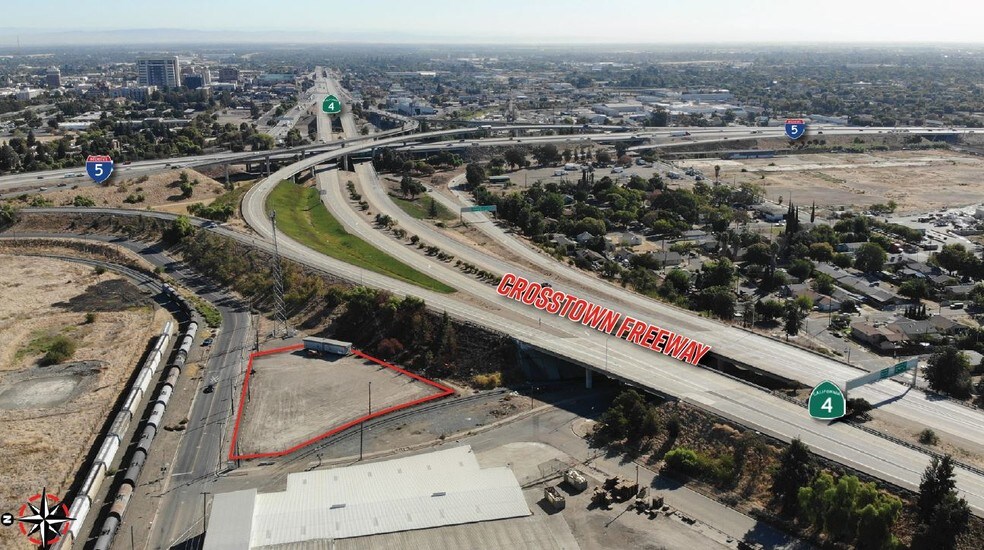 1224 W Washington St, Stockton, CA à louer - Aérien – Image 3 sur 3