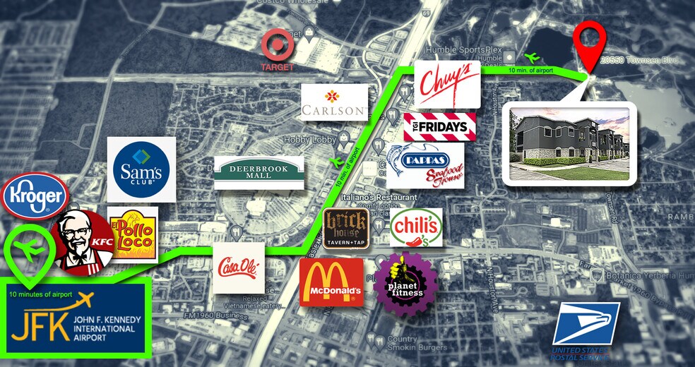 20550 Townsen Blvd, Humble, TX à vendre - Carte – Image 3 sur 31