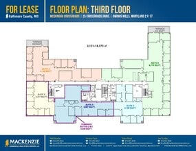 25 Crossroads Dr, Owings Mills, MD à louer Plan d’étage– Image 1 sur 1