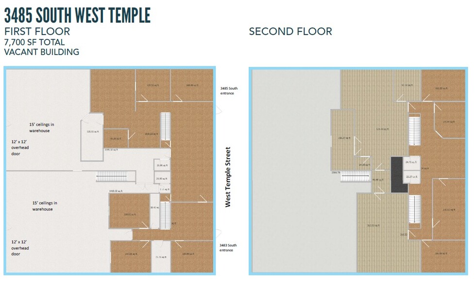 3479-3481 S West Temple, Salt Lake City, UT à vendre - Plan d’étage – Image 2 sur 3