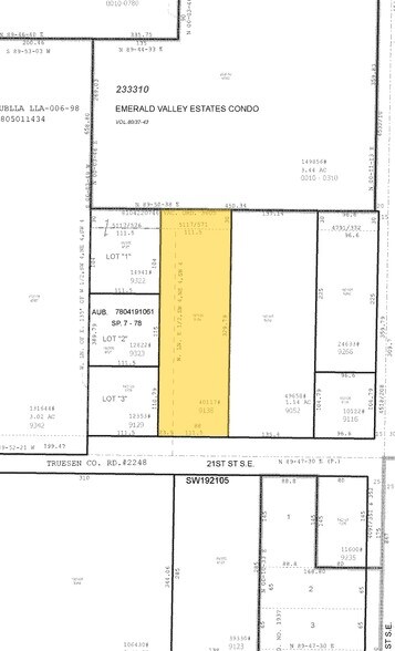 501 21st St SE, Auburn, WA à vendre - Plan cadastral – Image 3 sur 3
