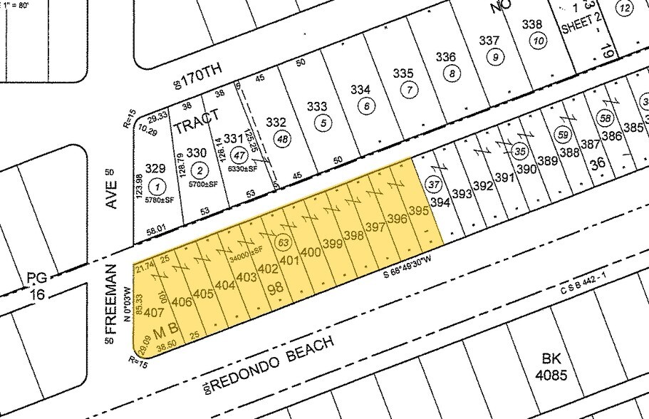 4177-4193 W Redondo Beach Blvd, Lawndale, CA à louer - Plan cadastral – Image 2 sur 7