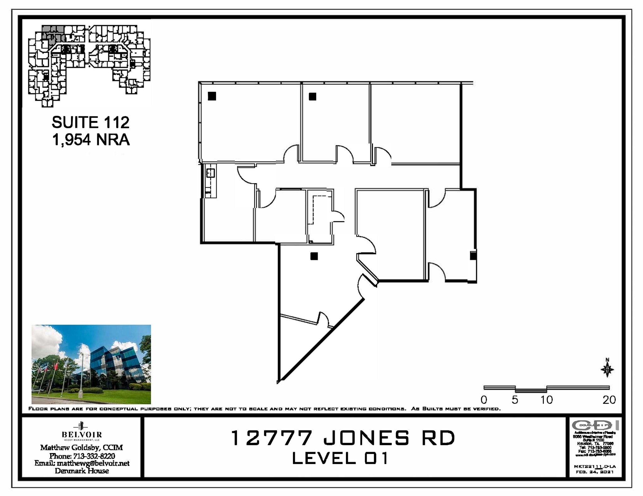 12777 Jones Rd, Houston, TX à louer Plan de site– Image 1 sur 1