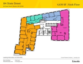 84 State St, Boston, MA à louer Plan d’étage– Image 1 sur 1