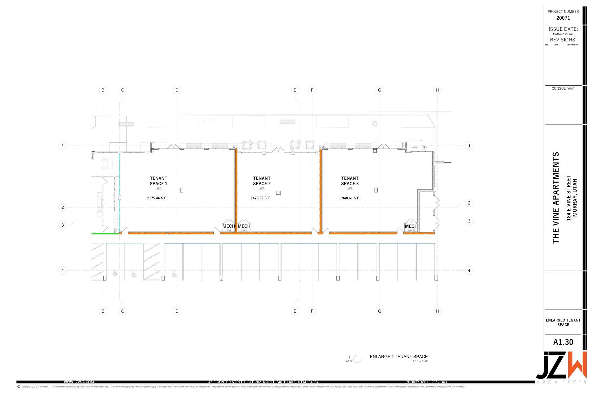 184 E Vine St, Murray, UT à louer Plan de site– Image 1 sur 2